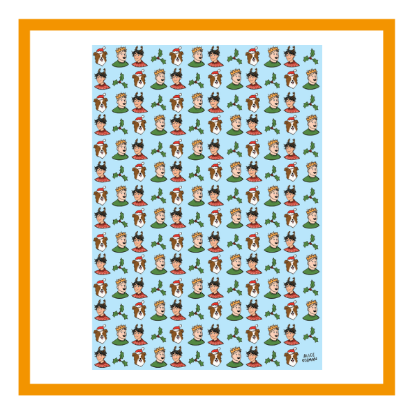 Heartstopper wrapping paper