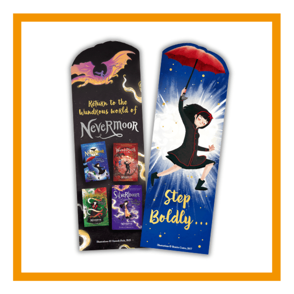 Silverborn bookmark (Nevermoor)