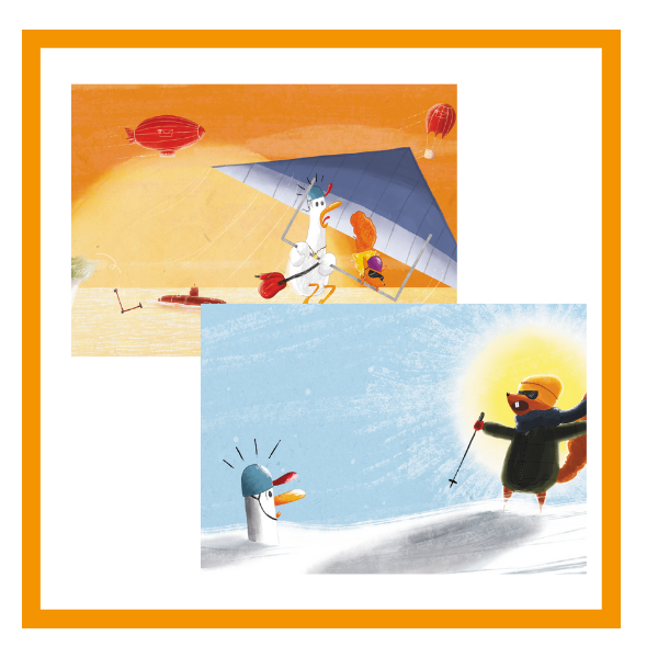 Duck Delivers Postcard Pack