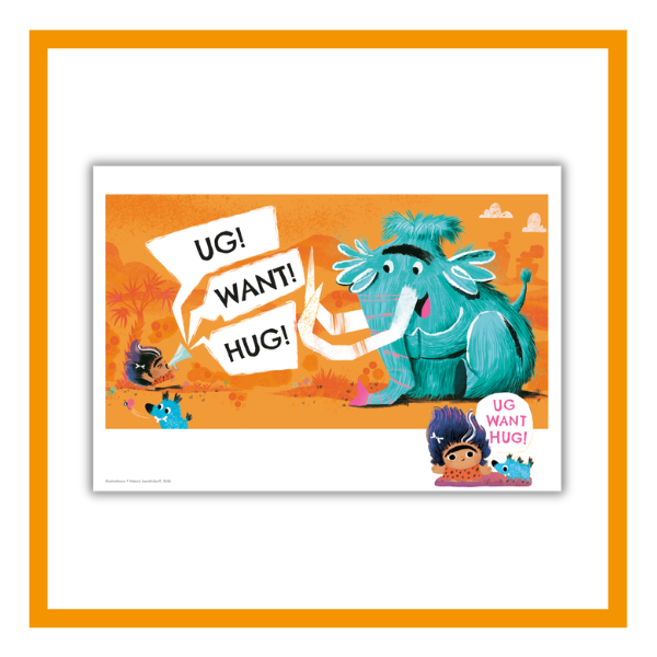 Ug Want Hug print