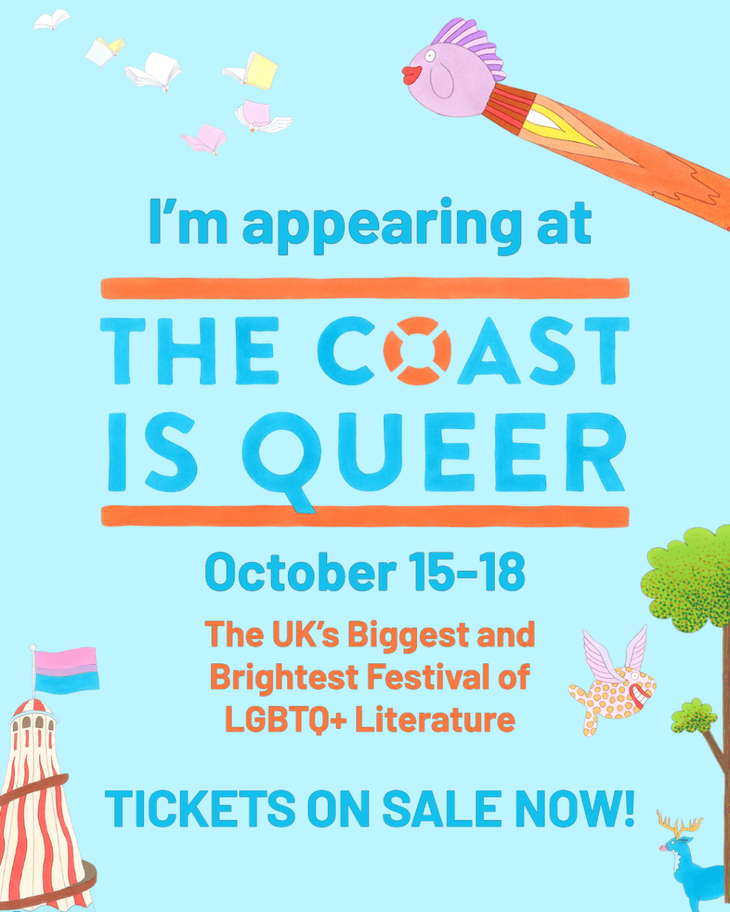 The Coast is Queer: Join Sarah Waters and Julia Armfield for a landmark event bringing together two generation-defining authors to discuss the evolution, lineage, and future of queer literature.