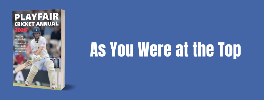 As You Were at the Top